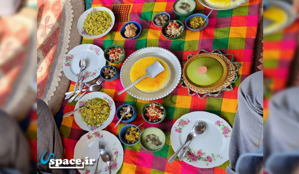 غذاهای لذیذ خانه بومی ترینگ - رودسر - چابکسر - روستای سیاهکلرود